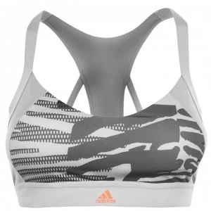 adidas Printed Light Bra - Grey/Print