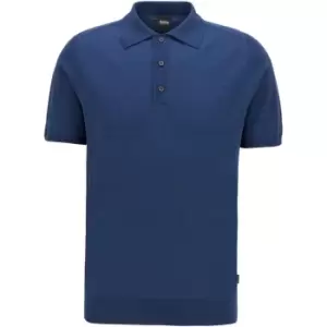 Boss Boss Ipaolo Short Sleeve Polo Shirt Mens - Blue