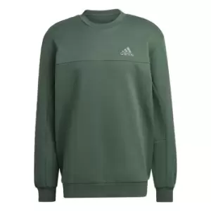 adidas Stadium Fleece Badge of Sport Sweatshirt Mens - Green