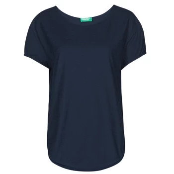 Benetton FOLLIA womens T shirt in Blue - Sizes S,M,L,XS