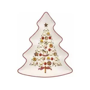 Villeroy & Boch Bowl, Porcelain, Multi-Colour, 26.5 x 0.1 x 0.1 cm, Christmas Theme, Large