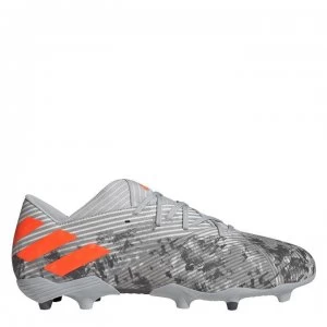 adidas Nemeziz 19.2 Football Boots Firm Ground - Grey/Orange