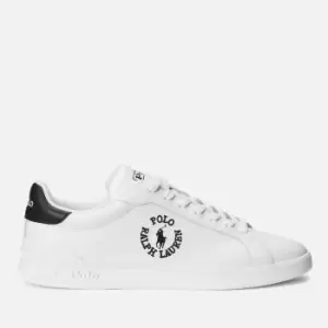 Polo Ralph Lauren Mens Heritage Leather Court Trainers - UK 8