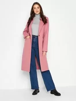 Long Tall Sally Cosy City Coat - Blush, Pink, Size 24, Women