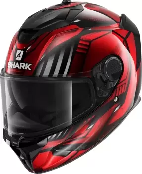 Shark Spartan GT Replikan Helmet, black-red, Size 2XL, black-red, Size 2XL