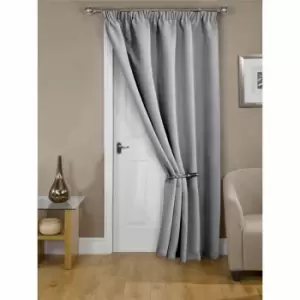 Emma Barclay Blackout Pencil Pleat Curtains Cali 66 X 84 Silver