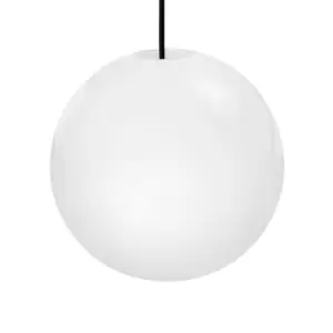 Cafe Opal Globe Pendant Ceiling Light 25cm