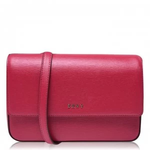 DKNY Sutton Medium Flap Cross Body Bag - Bright Rose BRV