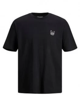 Jack & Jones Boys Short Sleeve Graphic Logo T-Shirt - Black