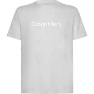 Calvin Klein Performance Logo T Shirt - Grey