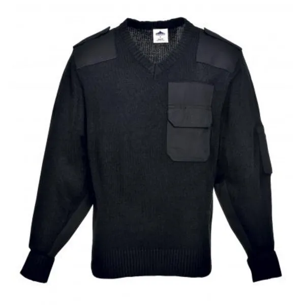 Portwest Nato Mens Sweater B310BKRXL Colour: Black