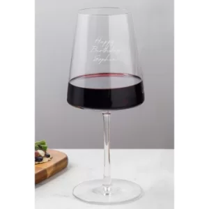 Personalised Power Wine Glass