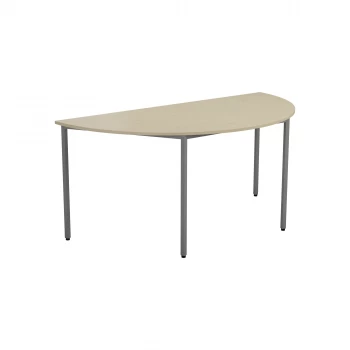 Semi-Circular Multipurpose Table 18mm Top 1600 x 800 - Maple