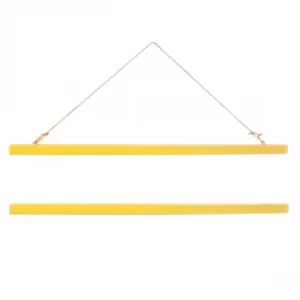 Sass & Belle Yellow Magnetic Poster Hanger Large