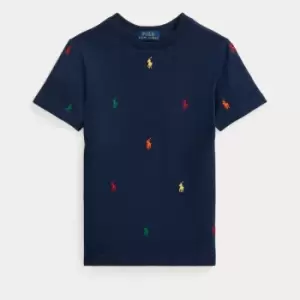 Polo Ralph Lauren Boys Knit T-Shirt - French Navy - 10-12 Years