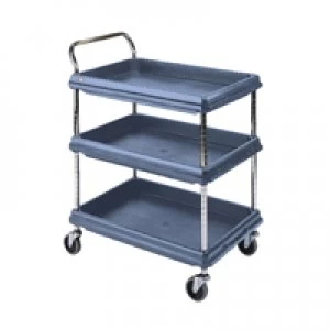 Slingsby 3 Tier Blue H1041x W984xD689mm Deep Ledge Trolley 322451