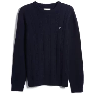 Farah Mens Winston Sweater True Navy Large