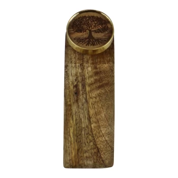 Tree Of Life Gold Decorative Wooden Doorstop