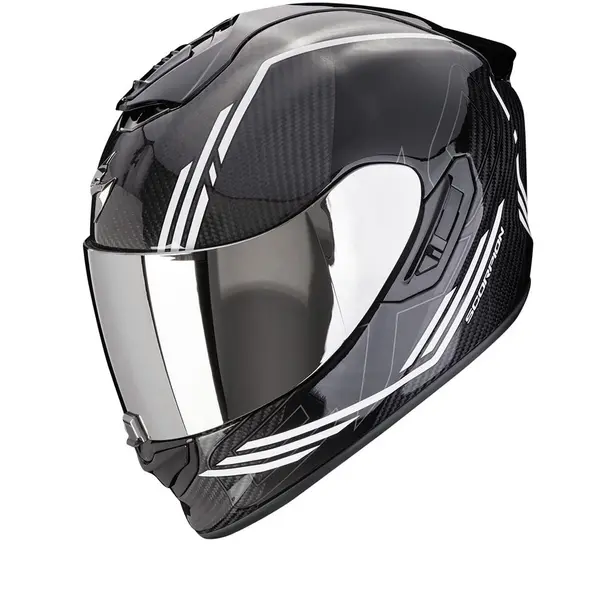 Scorpion EXO-1400 Evo 2 Carbon Air Reika Black-White Full Face Helmet L