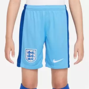 Nike England Away Shorts 2023 Juniors - Blue