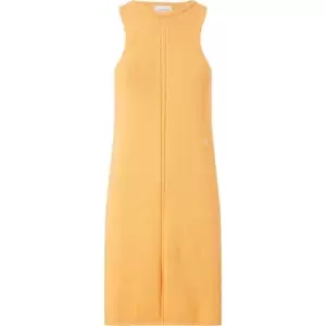 Calvin Klein Jeans Knitted Tank Dress - Orange