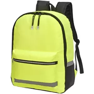 Shugon Gatwick Hi-Vis Backpack (18 Litres) (One Size) (Hi-Vis Yellow)