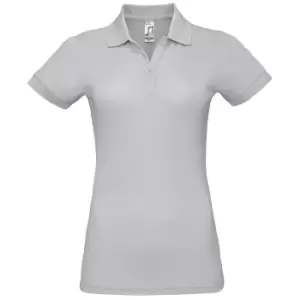 SOLs Womens/Ladies Prime Pique Polo Shirt (3XL) (Pure Grey)