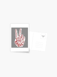 The Who - V Sign Postcard