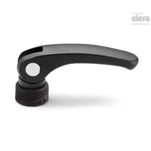 ELESA LAC Cam levers Technopolymer With adjustable ring-nut rotating pin with zi