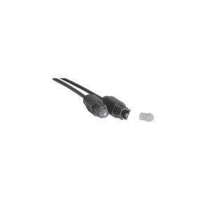 Lindy TosLink Cable (optical SPDIF) 2m audio cable Black