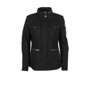 Helstons Tara Canvas Cotton Black Jacket S