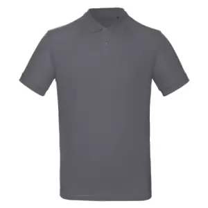 B&C Mens Inspire Polo (Pack of 2) (L) (Slate Grey)