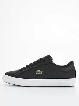 Lacoste Lacoste Powercourt 222 5 Sma Trainer, Black/White, Size 6, Men