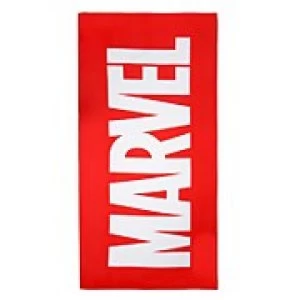 Marvel Logo Microfiber Beach Towel - Red