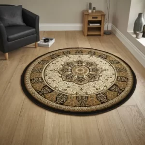 Heritage Circle Rug Natural