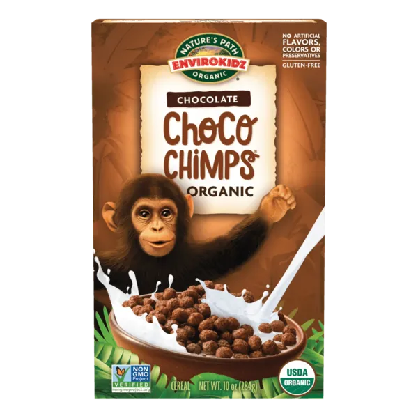 Enviro Kidz Chocolate Choco Chimps - 284g - 95618 - Natures Path