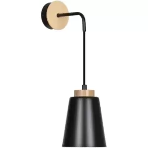 Emibig Bolero Black Dome Wall Lamp 1x E27