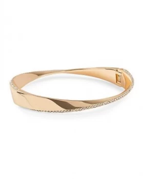 Jon Richard Gold Twist Pave Bangle