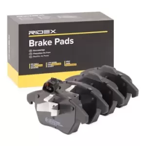 RIDEX Brake pad set 402B0009 Brake pads,Brake pad set, disc brake VW,AUDI,SKODA,Golf V Schragheck (1K1),TOURAN (1T1, 1T2),Passat Variant (3C5)