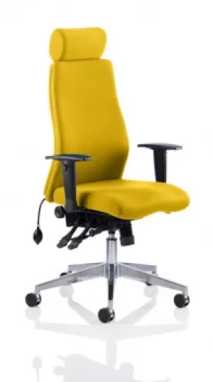 Onyx Bespoke Colour With Headrest Yellow