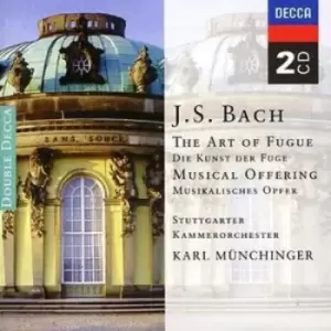 Art of Fugue/musical Offering Munchinger by Stuttgarter Kammerochester CD Album