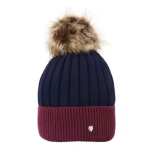 Hy Unisex Adult Synergy Luxury Beanie (One Size) (Navy/Fig)