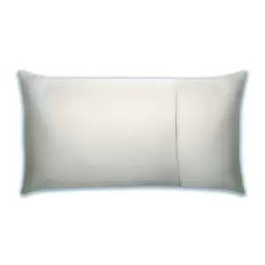 Belledorm Pima Cotton 450 Thread Count Bolster Pillowcase (One Size) (Platinum)