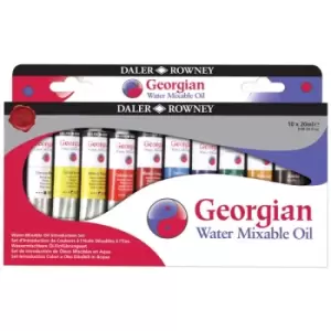 Daler-Rowney Gwamo Oil Paint Introduction 20ml Set of 10