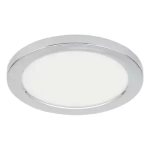 Spa 217mm Tauri LED Flush Ceiling Light Ring Chrome