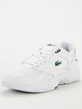 Lacoste Storm 96 Trainers - White, Size 12, Men