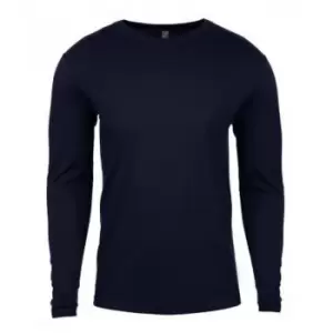 Next Level Mens Long-Sleeved T-Shirt (M) (Midnight Navy)