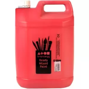 Ready-mix Paint 5 Litre - Red - Brian Clegg