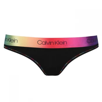 Calvin Klein Pride Thong - Black Pride WB