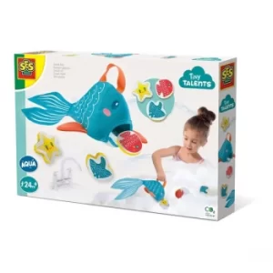 Ses Creative Tiny Talents Childrens Snack Fish Bath Toy- Unisex